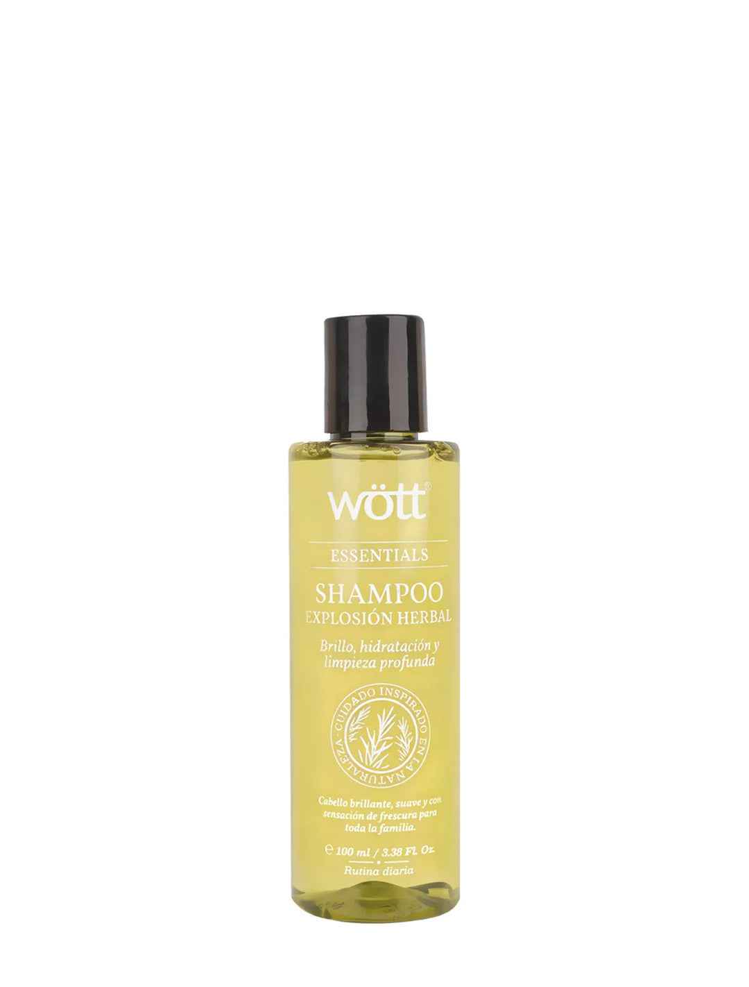 Shampoo herbal limpieza revitalizante y brillo natural