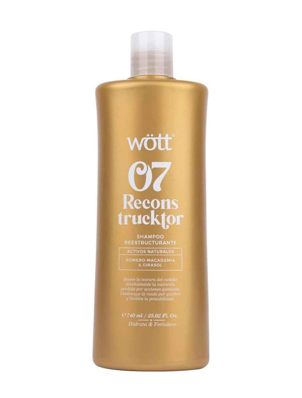 Shampoo Reestructurante con Activos Naturales, hidratación y fuerza capilar